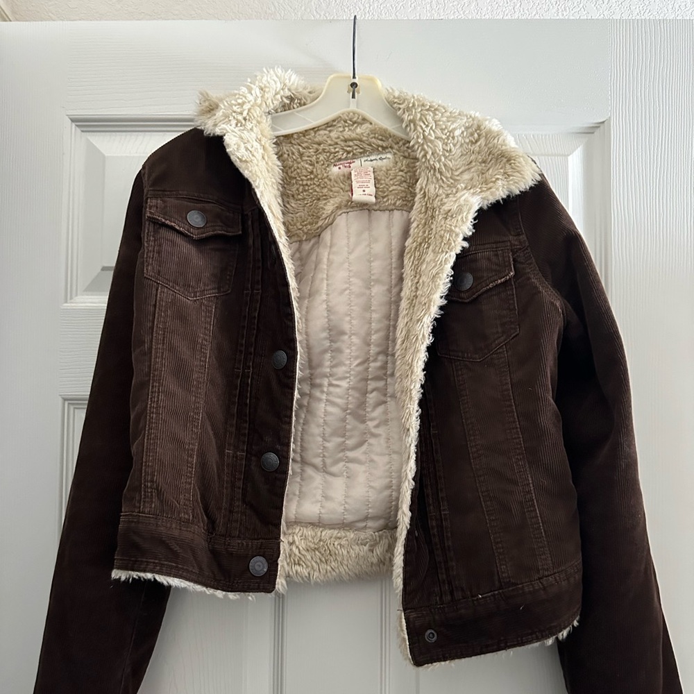 Abercrombie & Fitch women’s Sherpa Coat